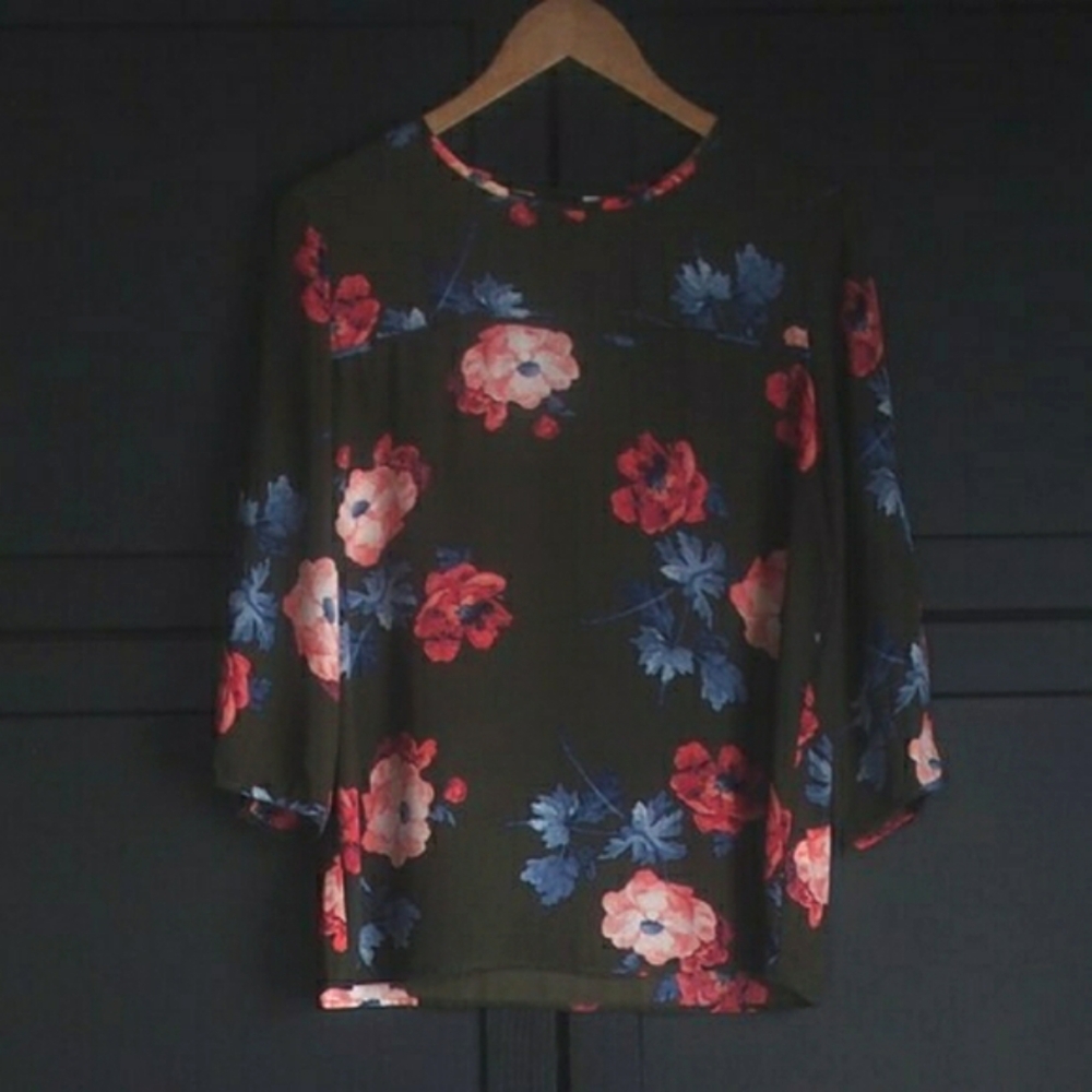 Reitmans | 3/4 Sleeve Georgette Floral Blouse